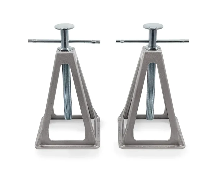 Camco 44561 Olympian Aluminum Stack Jacks, Stabilize And Level Your Rv Or Camper – 2 Pack