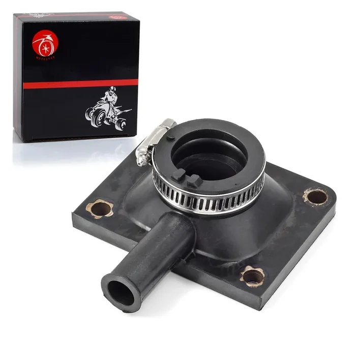 Carburetor Intake Manifold Boot Compatible With Yamaha G1 Gas Golf Cart 1983 1984 1985 1986 1987 1988 J24-13586-00-00