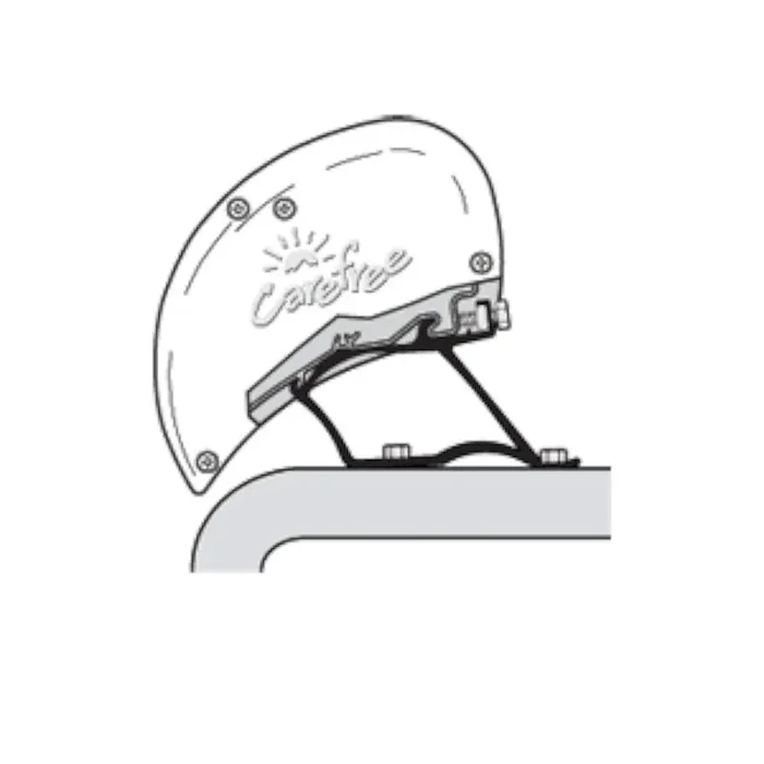 Carefree Bs0001 Freedom Roof Mount Awning