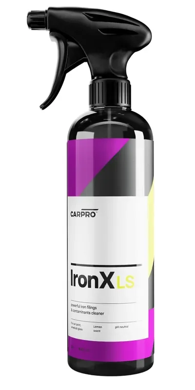 Carpro Ironx Iron Remover Lemon Scent – Stops Rust Spots And Pre-Mature Failure Of The Clear Coat, Iron Contaminant Removal – 500Ml With Sprayer (17Oz)