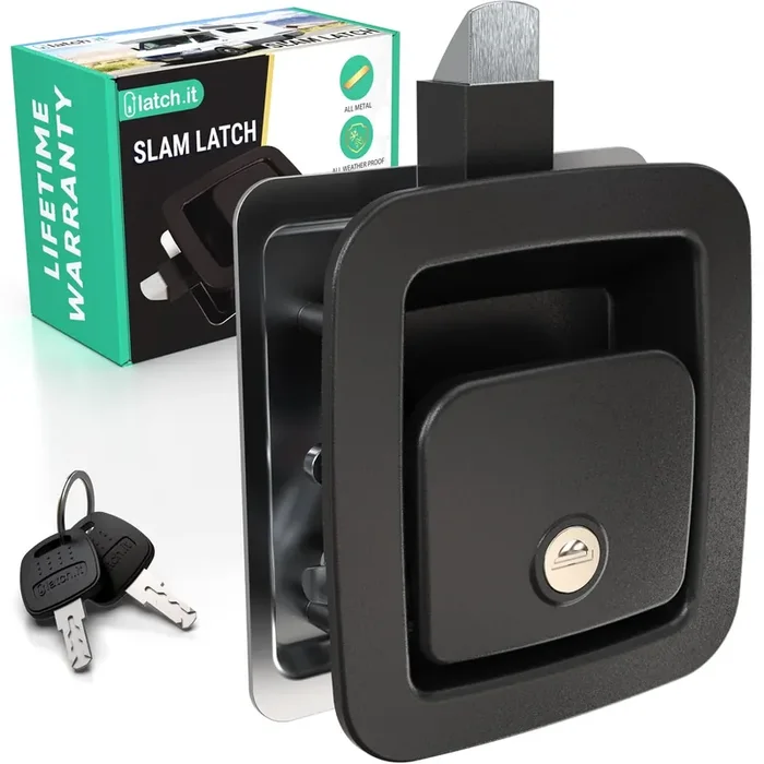 产品名称中包含顶级域名,检查并适当处理后再继续! Latch.It Rv Slam Latch All Metal Rv Storage Locks Will Not Replace Bp-22 Or Offset Latches Rv Compartment Locks Rv Stora