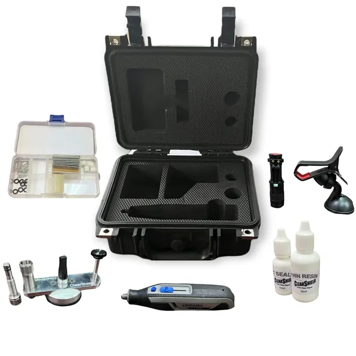 Clearshield Windshield Repair Kit – Window Rock Chip Repair Kit – Cracked Windshield Repair Kit – Auto Glass Repair Kit For 200+