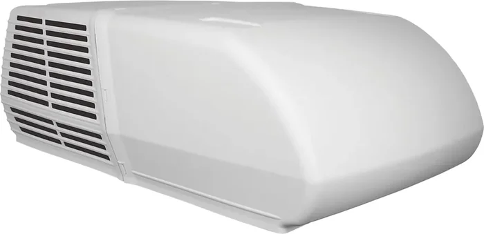 Coleman-Mach 48203-065 Mach 3 Plus, 13,500 Btu A/C, Polished White, Wood Skid