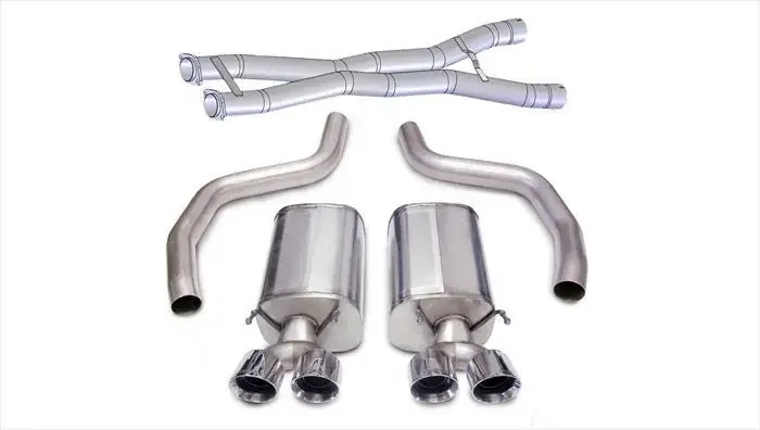 Corsa 14164CB3 3″ Dual Rear Exit Sport Catback Exhaust System with 4″ Polished Tips (2012-2013 C6 ZR1 / Z06 Corvette)