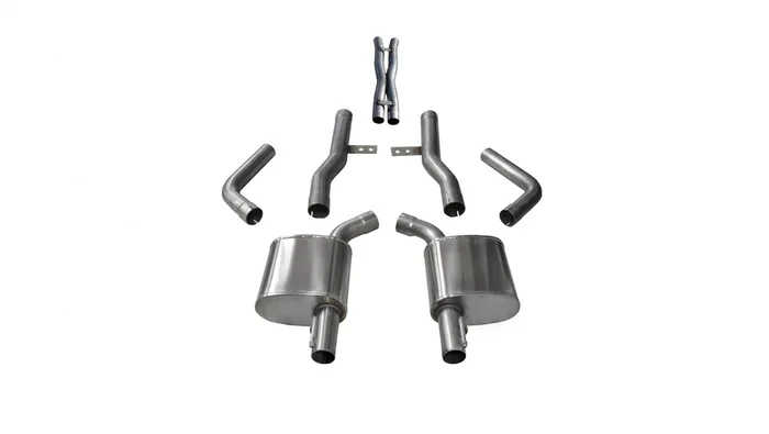 Corsa Charger/300 Cat Back Exhaust 17-18 Dodge Charger/Chrysler 300 5.7L V8 4.5 Inch Polished Tip Extreme Sound – 21018