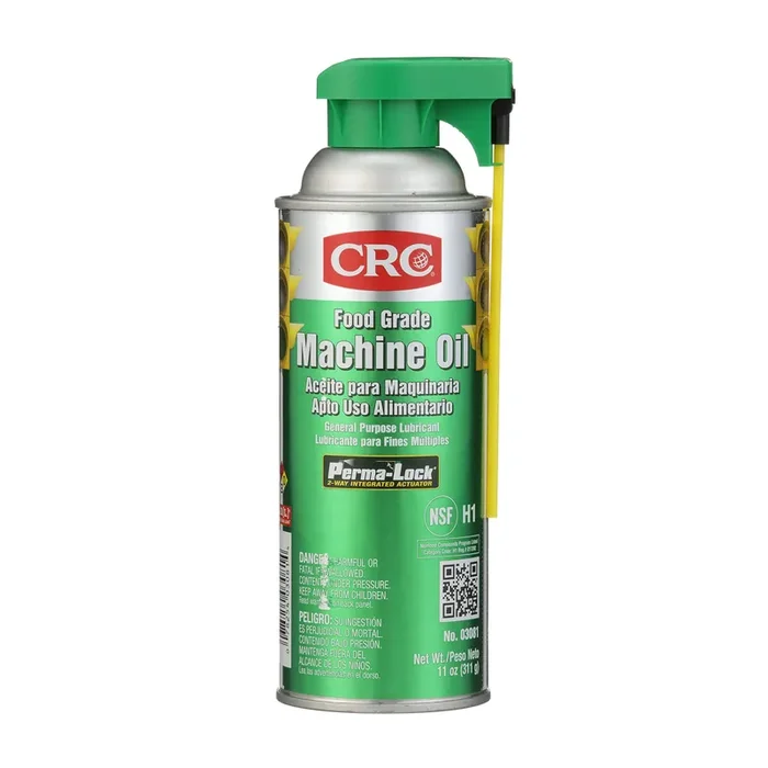 Crc 03081 General Purpose Food Grade Machine Oil Spray, (Net Weight 11 Oz.) 16Oz Aerosol,Clear