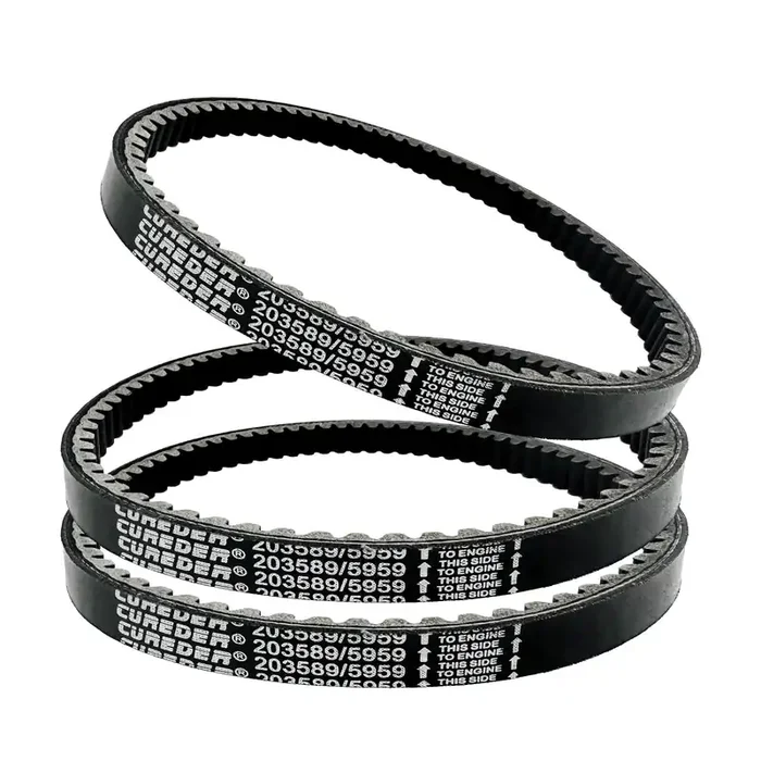 Cureder 3 Pack Of Drive Belt For 30 Series Go Kart Torque Converter Drive Belt Replaces Manco 5959 / Comet 203589