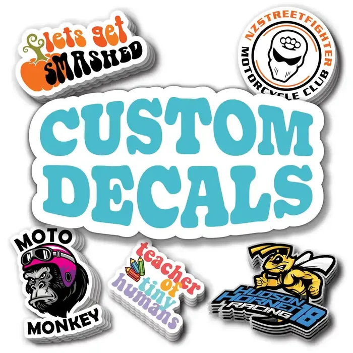 Custom Design Your Own Vinyl Decals Stickers Labels. Upload Your Photo, Text, Logo, Or Image. Uv Fade Resistant, Dishwasher Safe