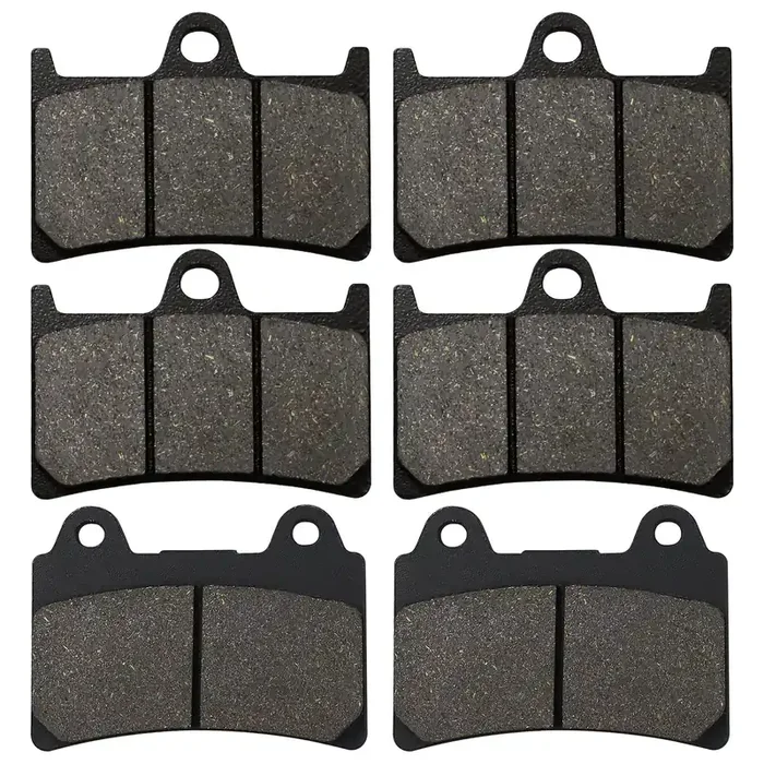 Cyleto Front And Rear Brake Pads For Yamaha Roadstar 1700 Xv1700 2004-2009 Xv 1700 Road Star Midnight Silverado 2004 2005 2006 2007