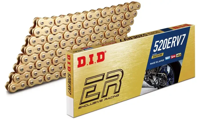 Did (520Erv7114Zb) Gold 114 Link High Performance Erv7 Series X-Ring Chain With Connecting Link