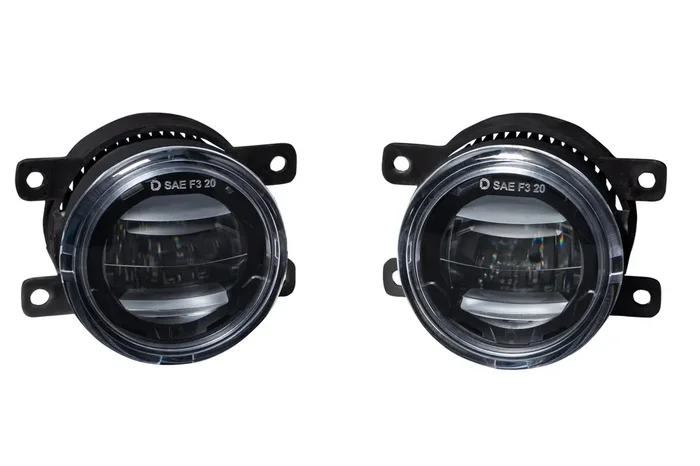 Diode Dynamics Elite Series Type A Fog Lamps Compatible With Ford Bronco, Ranger (Pair), Cool White (6000K)
