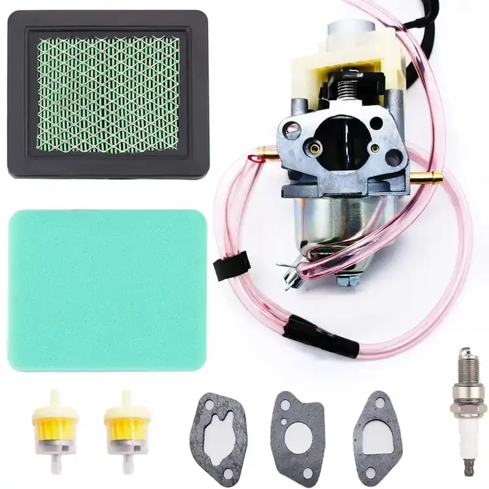 DKIIGAME EU3000is Carburetor for Honda EU3000i Generator – Includes Gaskets, Air Filter, Spark Plug, Fuel Line – Replaces 16100-ZL0-D