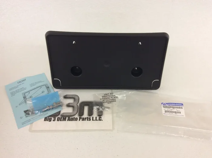 Dodge Ram 1500 Front License Plate Mount Bracket Holder Mopar Oem