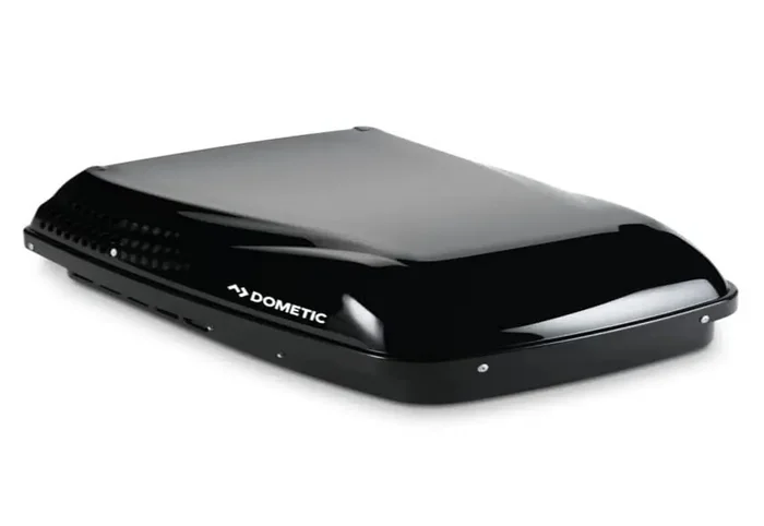Dometic Penguin Ii Low Profile Rooftop Ac- Single-Zone Rv Air Conditioner With Pre-Installed Ct Control Board – Hi Cap 15K Btu, Black High Capacity Camper Air Conditioner