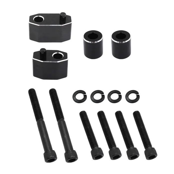 Driver Floorboard Spacer Extension Kit (1‘‘) Compatible With 2009-2021 Touring Models Road King Electra Glide Road Glide Includes Bolts And Spacers