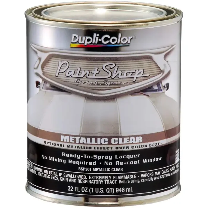 Dupli-Color Bsp301 Paint Shop Finish System Base Coat – Metallic Clear – 32 Oz. Automotive Paint
