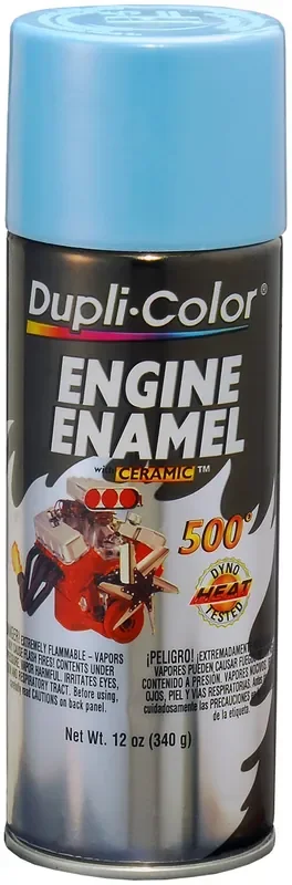 Dupli-Color De1616-6 Pk Engine Enamel Spray Paint With Ceramic – Pontiac Blue Metallic – 12 Oz Aerosol Can Pack Of 6