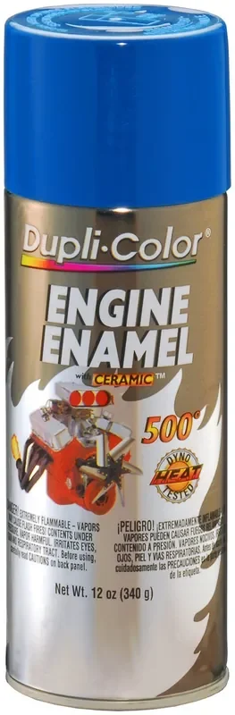 Dupli-Color De1621-6 Pk Engine Enamel Spray Paint With Ceramic – Old Ford Blue – 12 Oz Aerosol Can Pack Of 6