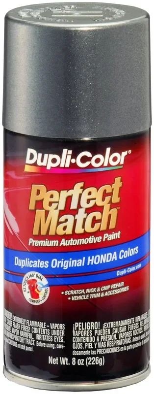 Dupli-Color (Ebha09907-6 Pk) Polished Metal Metallic Honda Perfect Match Automotive Paint – 8 Oz. Aerosol, (Case Of 6)