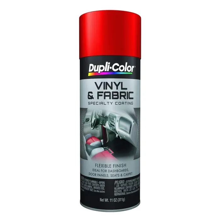 Dupli-Color Hvp100-6 Pk Vinyl And Fabric Coating Spray Paint – Red – 11 Oz Aerosol Can Pack Of 6