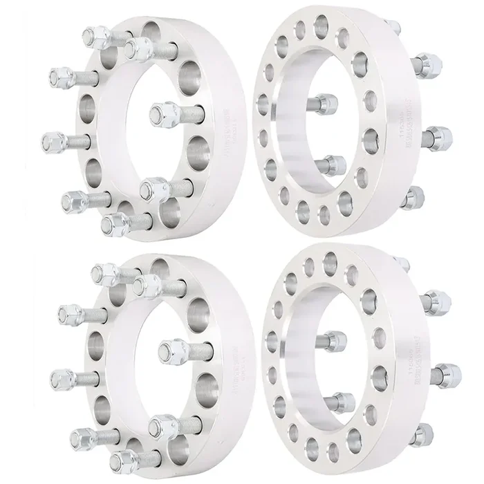 Eccpp 4Pcs 8 Lug 1.5‘‘ 8X6.5 To 8X6.5 Wheel Spacers 8X165.1Mm To 8X165.1Mm 126.15Mm Cb Fit For Silverado 1500 Wheel Spacers For
