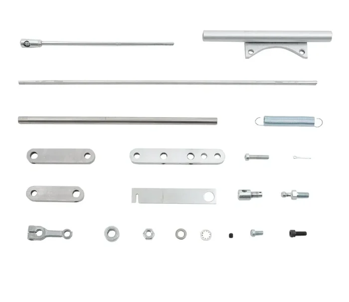 Edelbrock 1031 94 Carburetor Straight Throttle Linkage Kit for S/B Chevy Ram Log Manifold