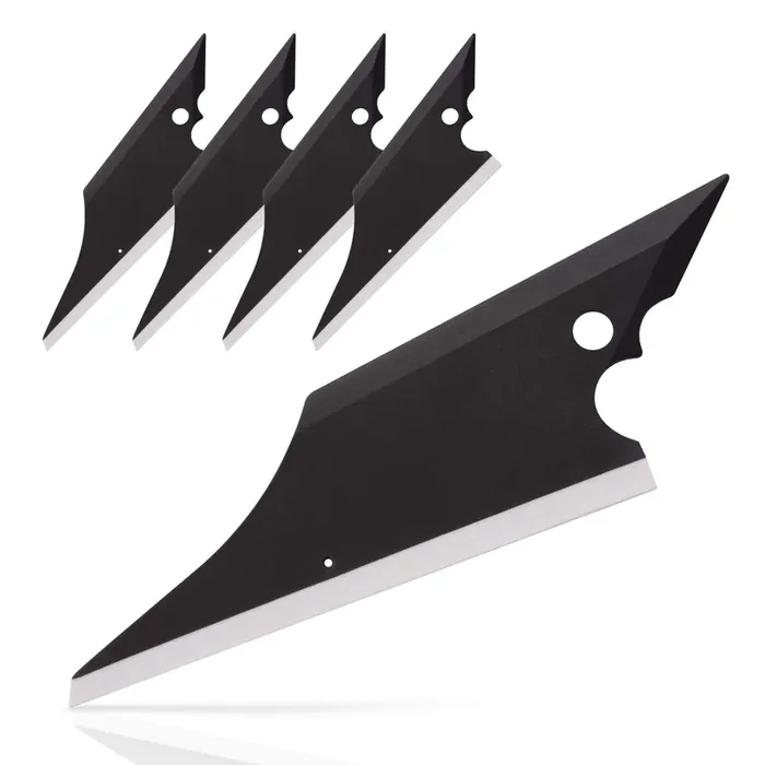 Ehdis Pro Auto Application Tool Conqueror Squeegee Original Corner Reach Tool Window Tint Conqueror Tool Soft Squeegee Blade With White Blade For Versatile Use-Pack Of 5