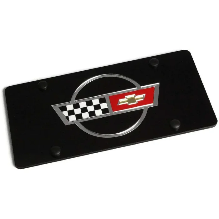 Eurosport Daytona – Compatible With Chevrolet Corvette C4 Flags License Plate