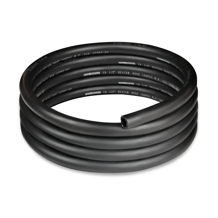 Evil Energy 1/2‘‘ Heater Hose Coolant Radiator Straight 100Psi Sae 20R3 10Ft Black