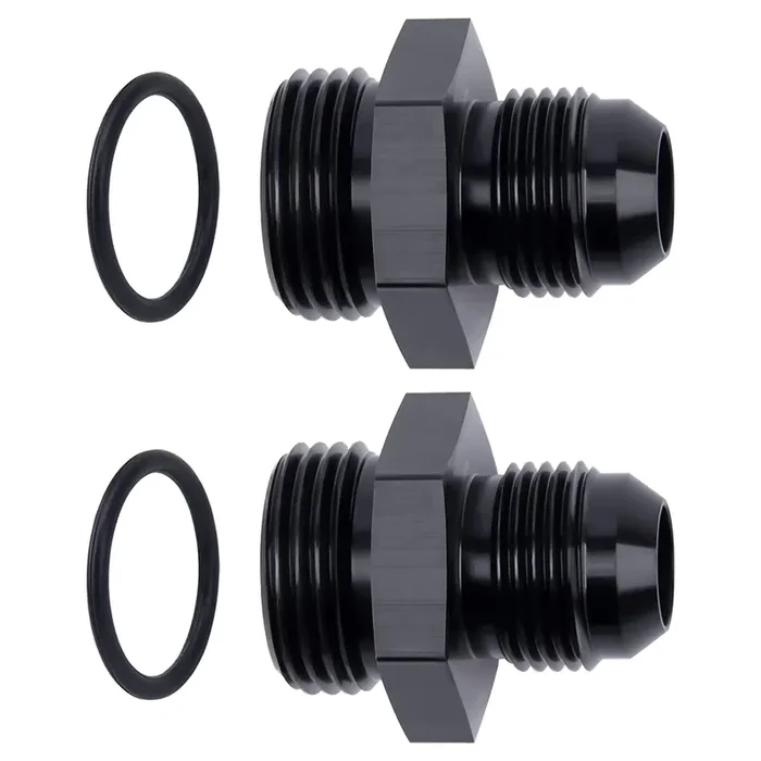 Evil Energy 10An Flare To An12 Orb Male O-Ring Fitting Adapter 2Pcs