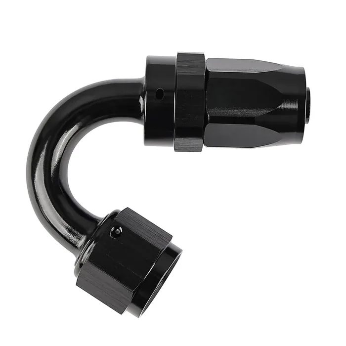 Evil Energy 16An Hose End Fitting 150 Degree Swivel For Cpe Braided Fuel Hose Black