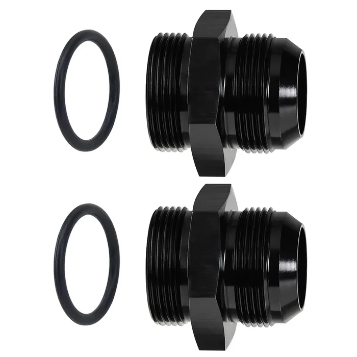 Evil Energy 20An Flare To 20An Orb Male Fuel Rail Adapter Fitting Black