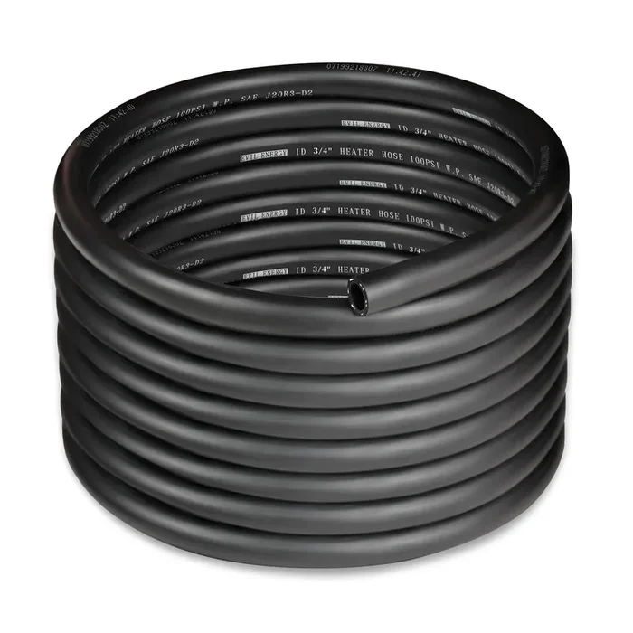 Evil Energy 3/4‘‘ Heater Hose Coolant Radiator Straight 100Psi Sae 20R3 20Ft Black