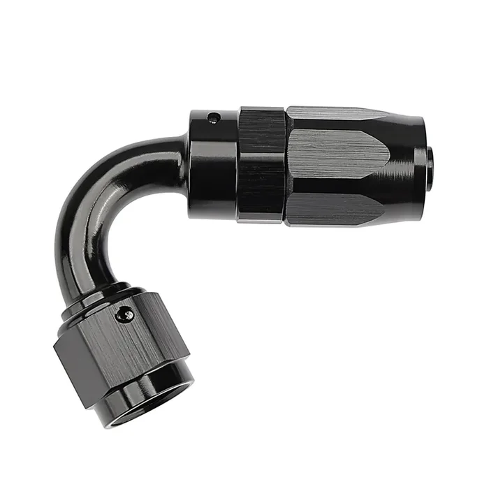 Evil Energy 6An Hose End Fitting 120 Degree Swivel For Cpe Braided Fuel Hose Black