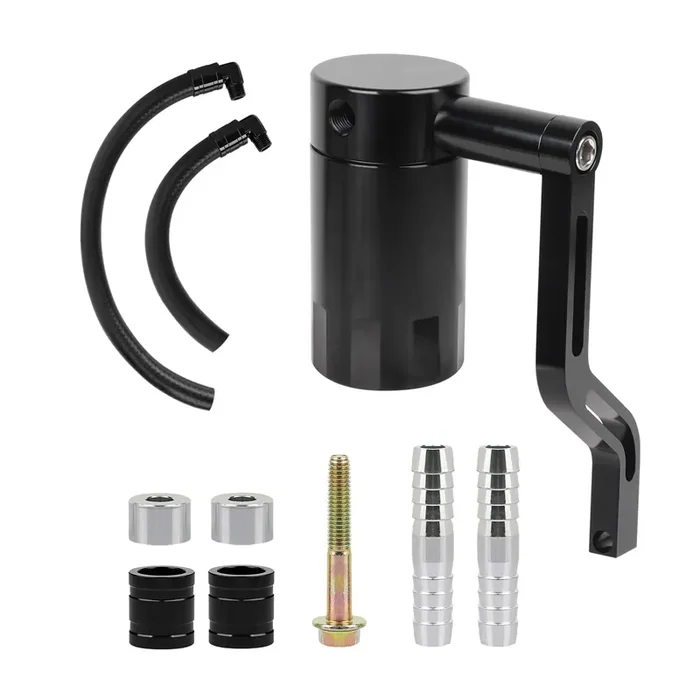 Evil Energy Oil Catch Can, 6.4L Air Oil Separator Compatible With Dodge 2011-2022 Charger 2011-2022 Challenger 2011-2022 Chrysler 300 5.7 Hemi Srt8 3Oz