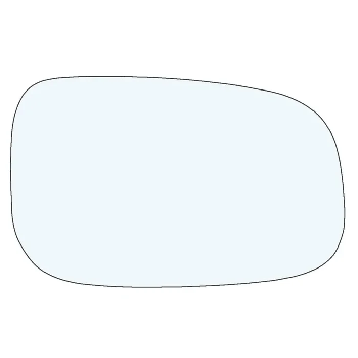 Exactafit 8225R Passenger Side Mirror Glass Replacement Repair Compatible With 2007-2014 Volvo C30, C70, S40, S60, S80, V50, V70