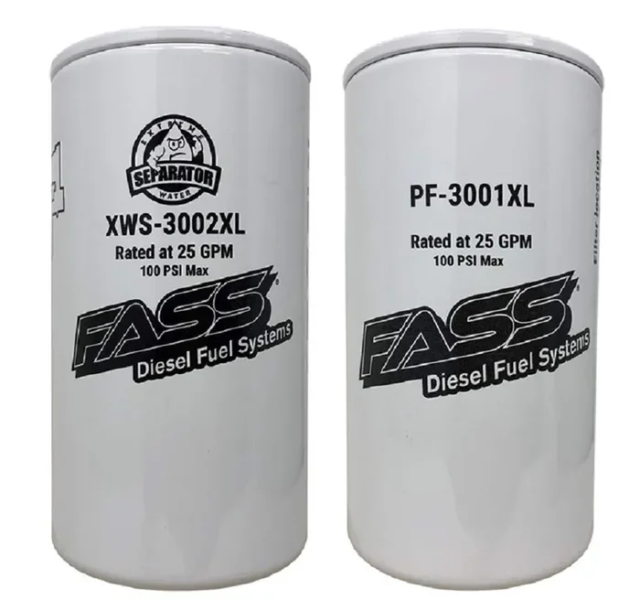 Fass Titanium Series Fuel Filter Combo Package Xws-3002Xl / Pf-3001Xl Replaces Ff-3003