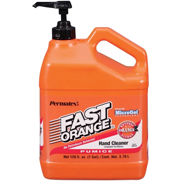 Fast Orange 25219 Pumice Lotion Hand Cleaner With Pump, 1 Gallon