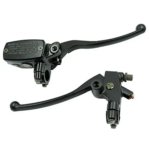 Feiteplus Universal Motorcycle 7/8‘ 22Mm Handlebar Brake Master Cylinder Clutch Lever Left & Right Set
