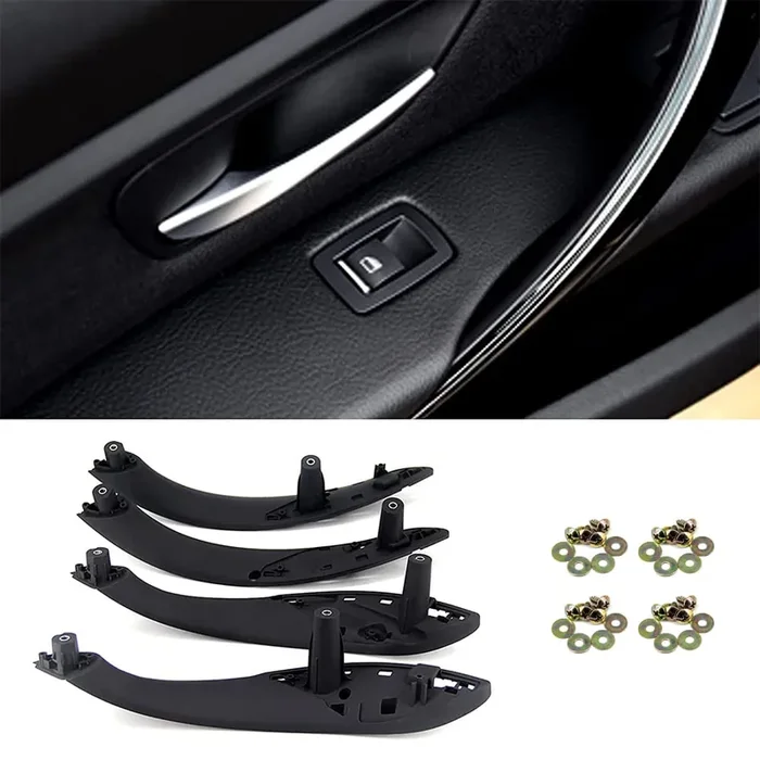 Fexon Bmw Door Handles Replacement For Series 3 F30 Series 4 Inner Door Support Trim Pull Strap Armrest Bracket Kit For 2012-201