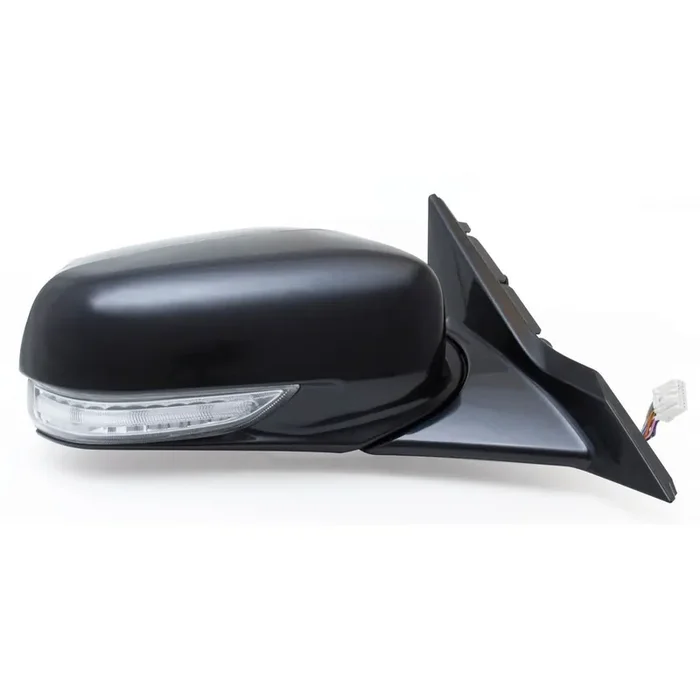 Fit System – 63583H Passenger Side Mirror For Acura Tl, Black Ptm, W/Turn Signal & Memory, Blue Lens, Foldaway, Heated Power