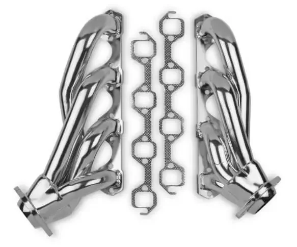 Flowtech 32103FLT Sb Ford Rear Exit Shorty Header – Ceramic