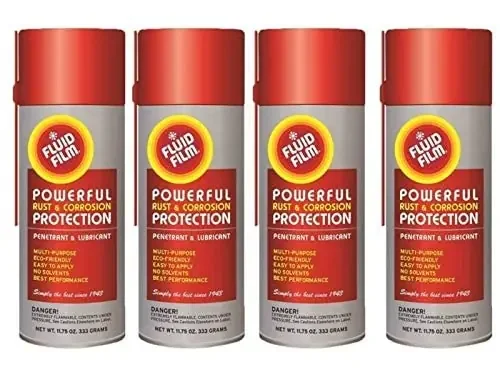 Fluid Film Fluias11 As11 11.75Oz Spray Cans, 12‘ Orange (4 Pack) (4)
