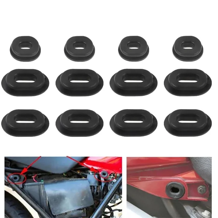 Flypig Rubber Grommet Single Side Cover For Honda Motorcycle Cb100 Cb125S Cl100 Cl100S Cl125S Sl100 125 Tl125 125S Xl100