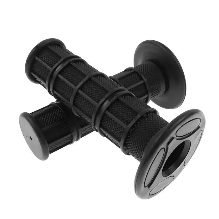 Flypig Universal 7/8‘ Motorcycle Handlebar Grips Bike Grips Non Slip Rubber Hand Grips For Honda Yamaha Suzuki Kawasaki Klx Crf Yzf Xr Polaris Arctic Cat Off Road Dirt Bike Handle Grips Black