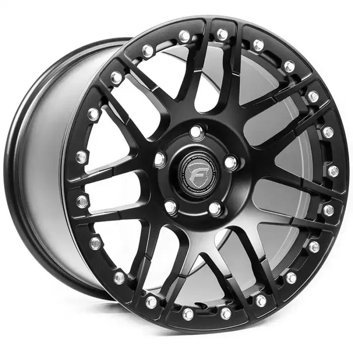 Forgestar F14 17×10″ Single Beadlock Drag Wheel Gunmetal +50mm 5×4.5 (2011+ Mustang)