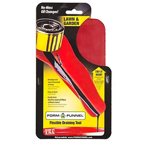 Form-A-Funnel Flexible Draining Tool – Lawn & Garden