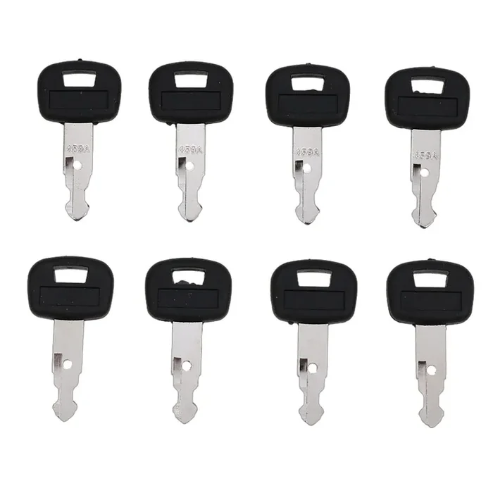 Fridayparts 8Pcs Ignition Key Compatible For Kubota Track Loaders Svl75 Svl90 Svl95-2S Parts 459A Replacement