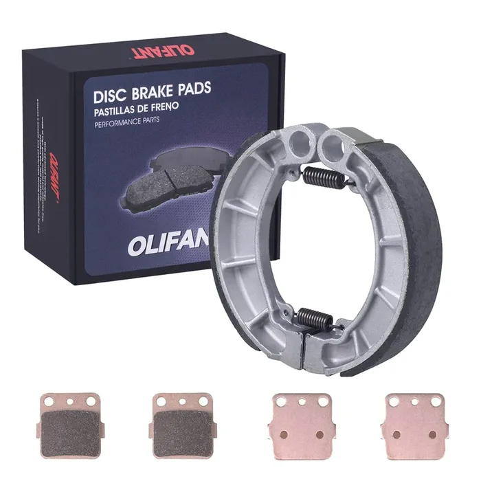Front And Rear Brake Shoe Pads For Honda Rancher 420 Trx420 2007-2022/Honda Foreman 500 Trx500 Trx500Fe Trx500Fm 2014-2019/Honda Foreman 520 Trx520 2020-2022