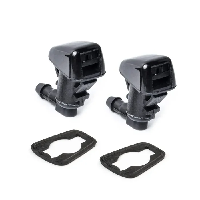 Front Windshield Washer Nozzle Kit Fit For 05-16 Jeep Grand Cherokee, 05-13 Chevy Malibu, 05-10 Pontiac G6, 07-10 Saturn Aura Replaces 55372143Ab 55079049Aa Wiper Washer Nozzle Spray Jet